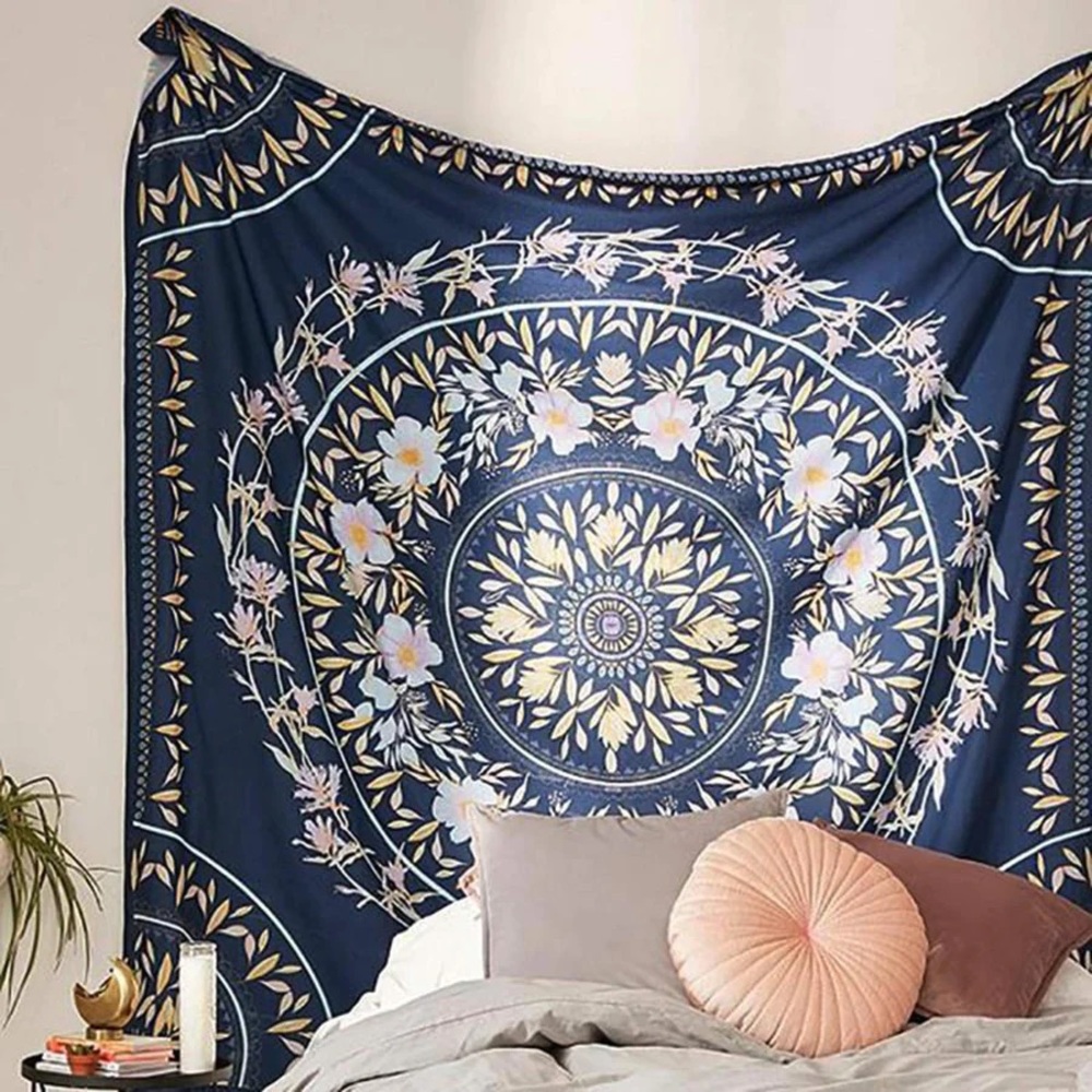 Blue urban outfitters wall tapestry